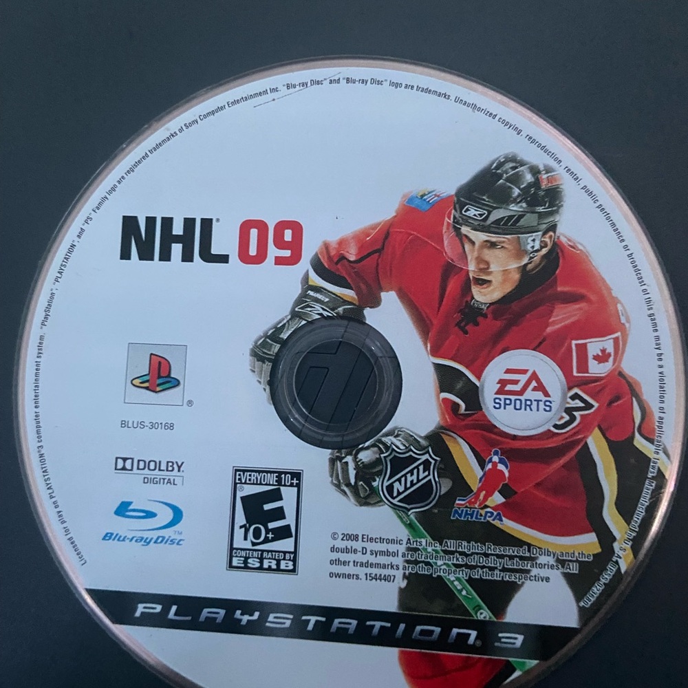 ☾.݁ᛪ༙ 3/$20 🕹️🎮 EA sports NHL 09 PS3 Game - LOOSE + TESTED